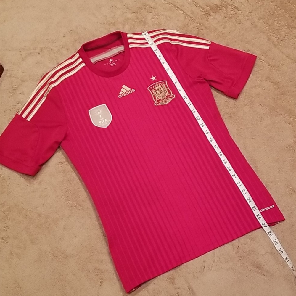 ADIDAS men's Spain home jersey, kit, climalite - Picture 5 of 6